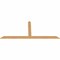 Ekena Millwork Portland Timber Gable Bracket, Western Red Cedar, 108"W x 45"H x 1 1/2"D x 5 1/2"F, 10/12 Pitch GBW108X45X0206POR00SWR - alternate 4